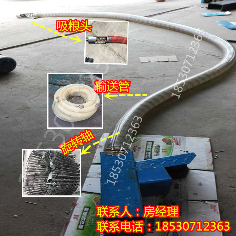 1600元帶電機的吸糧機 自動抽糧裝車機 