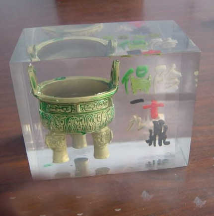 深圳水晶膠工廠訂做水晶膠工藝品 亞克力內埋 水晶膠內埋產品