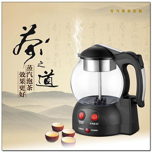 卓亞JY-8808煮茶器玻璃保溫電水壺電茶壺煮蒸汽泡原始圖片3