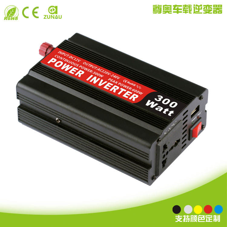 車載逆變器300W 足功率帶高品質(zhì)智能風(fēng)扇帶USB