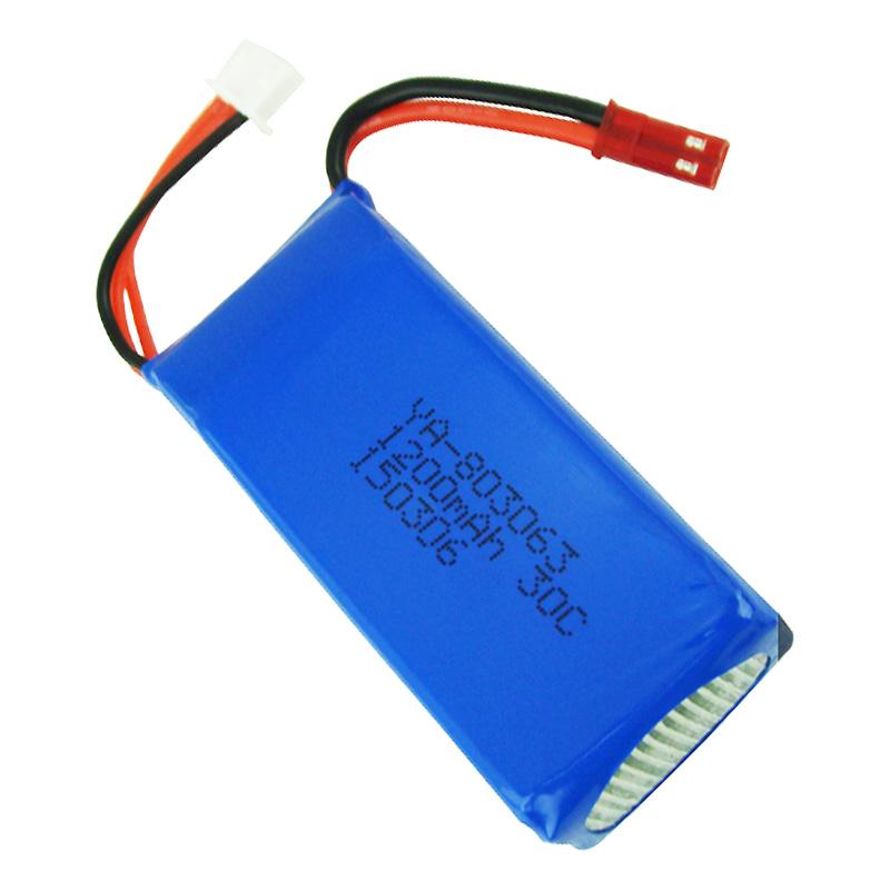 四轴航拍机电池803063 7.4V 1200mAh 30C