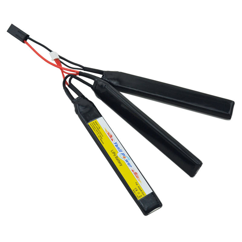 動(dòng)力CS模型長(zhǎng)扁三胞胎鋰電池11.1V 1500mAh