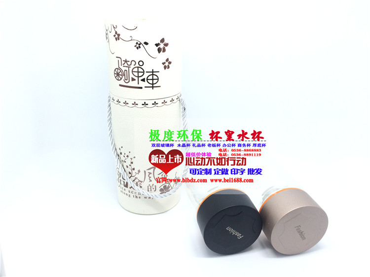 泉州石獅雙層玻璃杯透明水杯 廣告杯定制禮品杯定做杯子印字logo原始圖片3