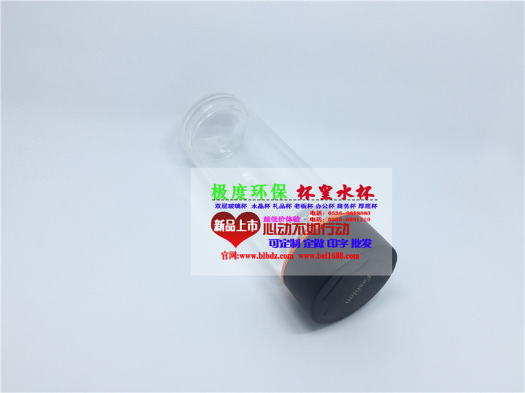 隴南西和廣告水晶玻璃杯雙層批發印字logo定制禮品杯