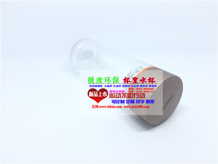 隴南西和廣告水晶玻璃杯雙層批發印字logo定制禮品杯