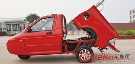 出售富路悍馬皮卡三輪車 家用三輪摩托車 載客代步三輪車價(jià)格，自卸三輪車小貨箱原始圖片2