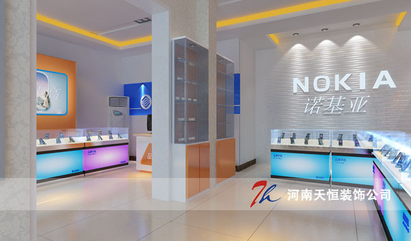 鄭州品牌手機店裝修設(shè)計，如何選擇專業(yè)裝修手機店公司，鄭州手機店裝修公司有哪些原始圖片3