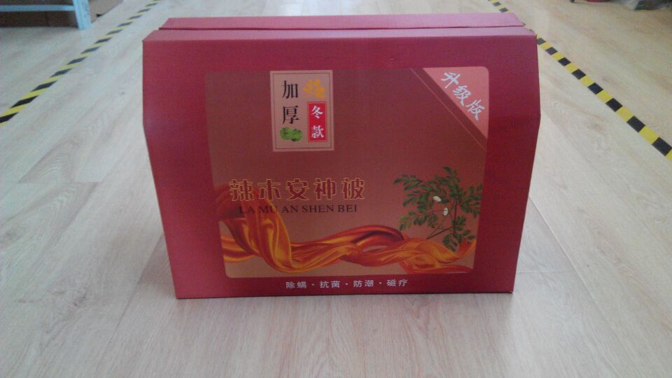 新款直銷遠(yuǎn)紅外加厚冬款辣木被磨毛被褥原始圖片3