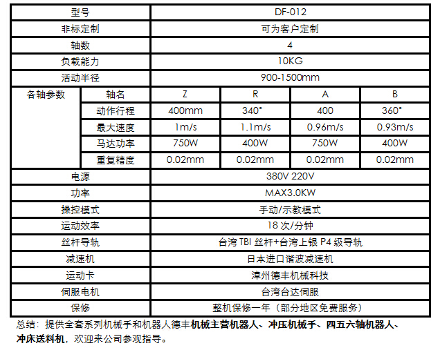 德豐機(jī)械_四軸沖壓機(jī)械手、福建德豐機(jī)械