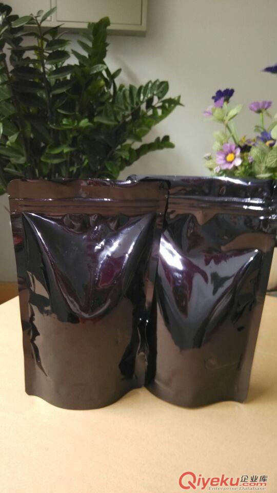 深圳專業(yè)做咖啡包裝袋/黑色鍍鋁咖啡豆包裝袋0.1*100*65*320mm