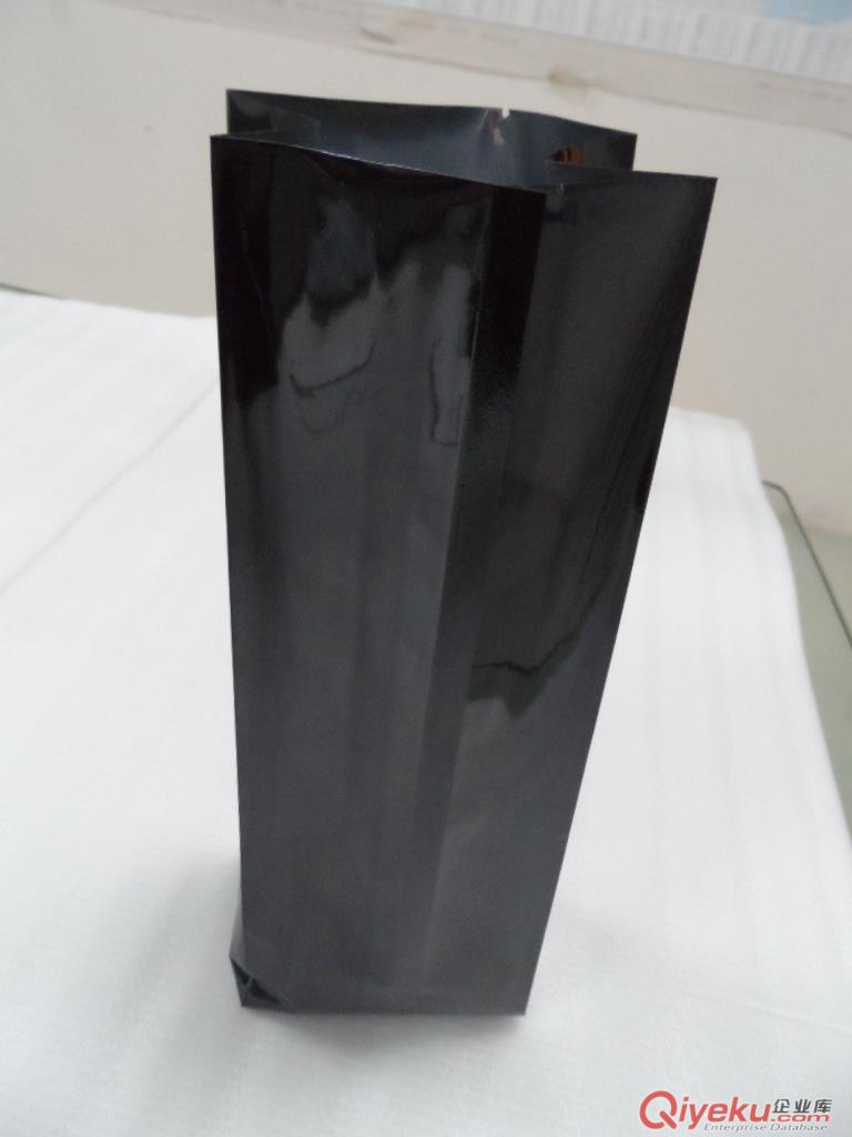 深圳專業(yè)做咖啡包裝袋/黑色鍍鋁咖啡豆包裝袋0.1*100*65*320mm原始圖片3