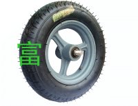 300-8鑄鋼充氣輪工礦輪力車輪馬車輪拖車輪橡膠充氣輪實(shí)心輪